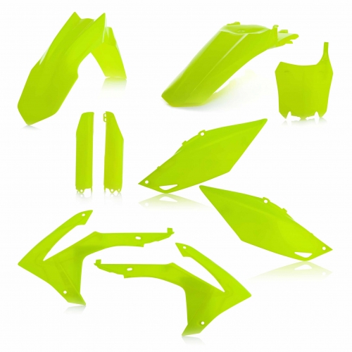 KIT PLÁSTICOS COMPLETO ACERBIS HONDA CR-F 250 2014-2017 AMARELO FLU